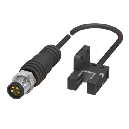 Czujnik optoelektroniczny, widełkowy w obudowie z tworzywa sztucznego, seria BGL (BGL006M) - Balluff