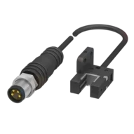 Czujnik optoelektroniczny, widełkowy w obudowie z tworzywa sztucznego, seria BGL (BGL006M) - Balluff