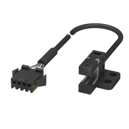 Czujnik optoelektroniczny, widełkowy w obudowie z tworzywa sztucznego, seria BGL (BGL0063) - Balluff