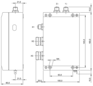 Jednostka ewaluacyjna RFID LF 70/455 kHz, seria BIS (BIS00C2) - Balluff