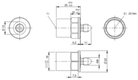Znacznik RFID LF 70/455 kHz, seria BIS (BIS00RP) - Balluff