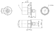 Znacznik RFID LF 70/455 kHz, seria BIS (BIS00RP) - Balluff