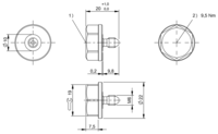Znacznik RFID LF 70/455 kHz, seria BIS (BIS001R) - Balluff
