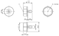 Znacznik RFID LF 70/455 kHz, seria BIS (BIS001R) - Balluff
