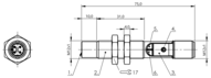 Czujnik poziomu, pojemnościowy, seria BCS (BCS00P4) - Balluff