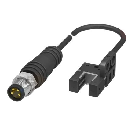 Czujnik optoelektroniczny, widełkowy w obudowie z tworzywa sztucznego, seria BGL (BGL0062) - Balluff