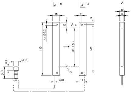 Micromote, seria BOH (BOH002M) - Balluff