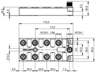 Koncentrator IO, seria BNI (BNI00J0) - Balluff