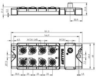 Koncentrator IO, seria BNI (BNI00CM) - Balluff