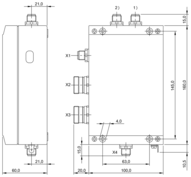 Jednostka ewaluacyjna RFID LF 70/455 kHz, seria BIS (BIS00AL) - Balluff