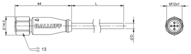 Przewód przyłączeniowy z jednostronnym złączem, seria BCC (BCC0CC1) - Balluff