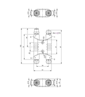 Trójnik, seria BCC (BCC0P78) - Balluff