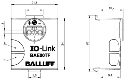 Adapter komunikacyjny (BAE00TF) - Balluff