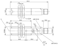 Bariera optoelektroniczna, jednokierunkowa, seria BLE (BOS00CE) - Balluff