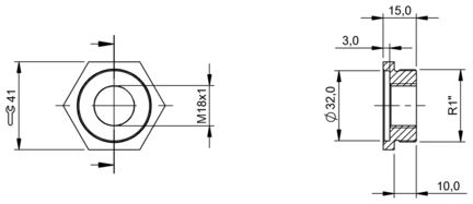 Adapter (BAM018H) - Balluff