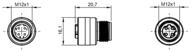 Adapter (BCC08KW) - Balluff