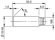 Czujnik pola magnetycznego, cylindryczny, seria BMF (BMF001Z) - Balluff