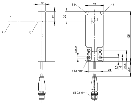 Czytnik RFID HF 13,56 MHz, seria BIS (BIS0133) - Balluff