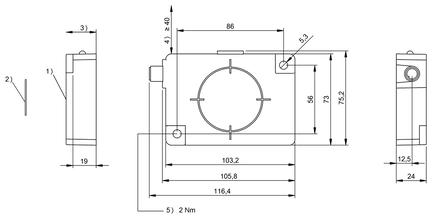 Czytnik RFID HF 13,56 MHz, seria BIS (BIS00W6) - Balluff