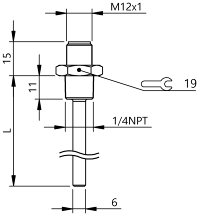 Czujnik temperatury, kontaktowy, seria BFT (BFT0004) - Balluff