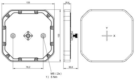 Czytnik RFID UHF 860...930 MHz, seria BIS (BIS00TY) - Balluff