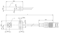 Czytnik RFID LF 70/455 kHz, seria BIS (BIS0068) - Balluff