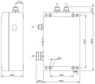Jednostka ewaluacyjna RFID LF 70/455 kHz, seria BIS (BIS00C0) - Balluff