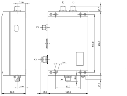 Jednostka ewaluacyjna RFID LF 125 kHz, seria BIS (BIS00EF) - Balluff