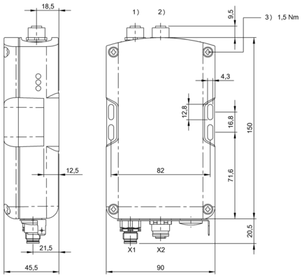Jednostka ewaluacyjna RFID LF 125 kHz, seria BIS (BAE003U) - Balluff