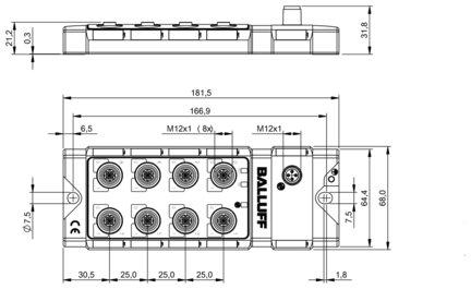 Koncentrator IO, seria BNI (BNI003U) - Balluff