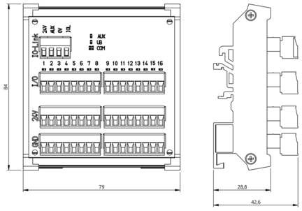 Koncentrator IO, seria BNI (BNI004L) - Balluff