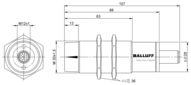 Sprzęgło indukcyjne do transmisji sygnałów, seria BIC (BIC0009) - Balluff