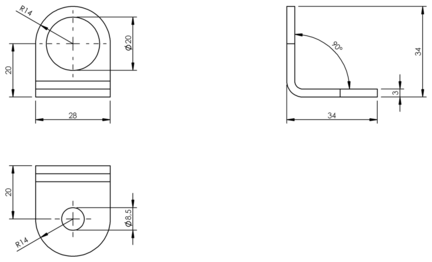 System montażowy, seria BMS (BAM0036) - Balluff