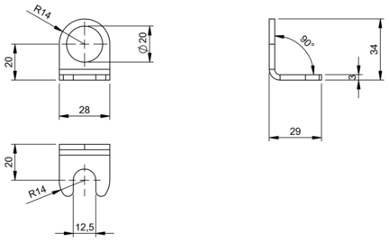 System montażowy, seria BMS (BAM032F) - Balluff