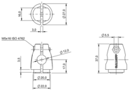 System montażowy, seria BMS (BAM0031) - Balluff