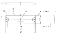 Tag RFID UHF 860...930 MHz, seria BIS (BIS00NL) - Balluff