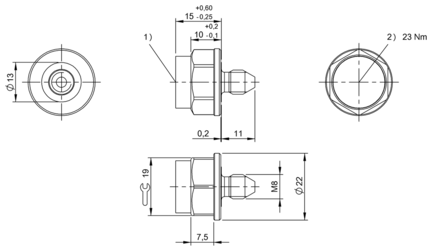 Tag RFID UHF 860...930 MHz, seria BIS (BIS013R) - Balluff