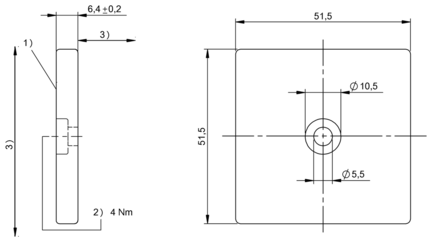 Znacznik RFID HF 13,56 MHz, seria BIS (BIS00Y6) - Balluff