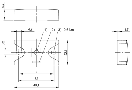 Znacznik RFID HF 13,56 MHz, seria BIS (BIS013F) - Balluff