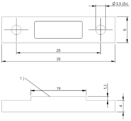 Znacznik RFID HF 13,56 MHz, seria BIS (BIS0198) - Balluff