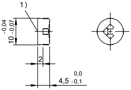 Znacznik RFID LF 125 kHz, seria BIS (BIS00KH) - Balluff