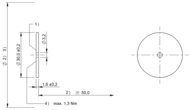 Znacznik RFID LF 125 kHz, seria BIS (BIS003T) - Balluff