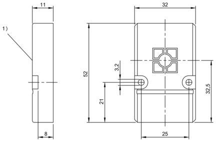 Znacznik RFID LF 70/455 kHz, seria BIS (BIS000K) - Balluff