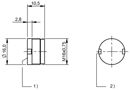 Znacznik RFID LF 70/455 kHz, seria BIS (BIS0002) - Balluff