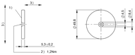 Znacznik RFID HF 13,56 MHz, seria BIS (BIS00Y7) - Balluff
