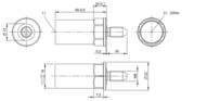 Znacznik RFID LF 70/455 kHz, seria BIS (BIS00P4) - Balluff