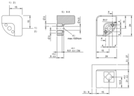 Znacznik RFID LF 70/455 kHz, seria BIS (BIS002P) - Balluff