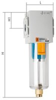 Mikrofiltr Eco-Line, wymienny wkład filtrujący (EAFM2000FIL) - EMC