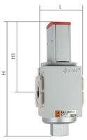 Zawór odcinajacy 3/2-drogowy, G 3/8", Eco-Line 3A (EAS3000-03) - EMC