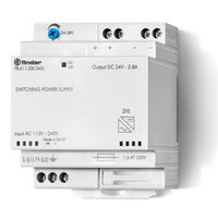 Zasilacz impulsowy modułowy 60W 24V DC 110-240 VAC do ładowania baterii 78.61.1.230.2403 - Finder